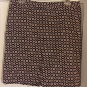 Worthington Skirt, Size 6, Black & Tan